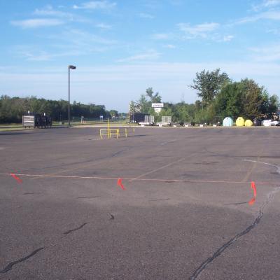 Sealcoating, Crack Sealing and Line Striping at L and M