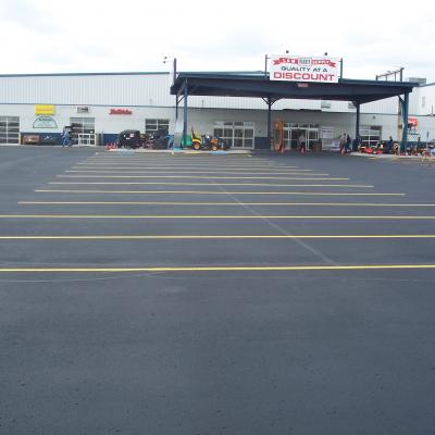 Sealcoating, Crack Sealing and Line Striping at L And M